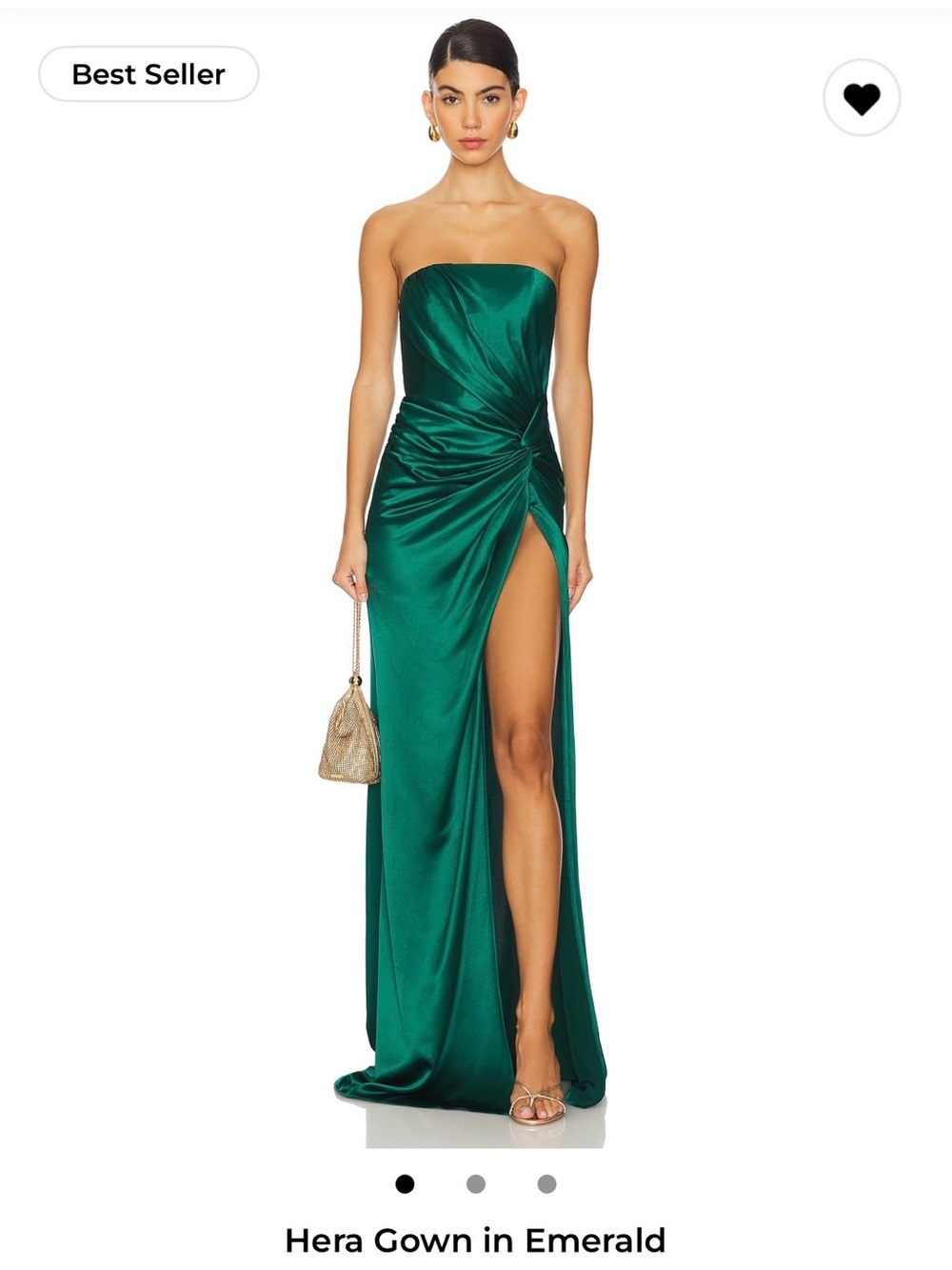 Sau Lee Hera Dress Emerald